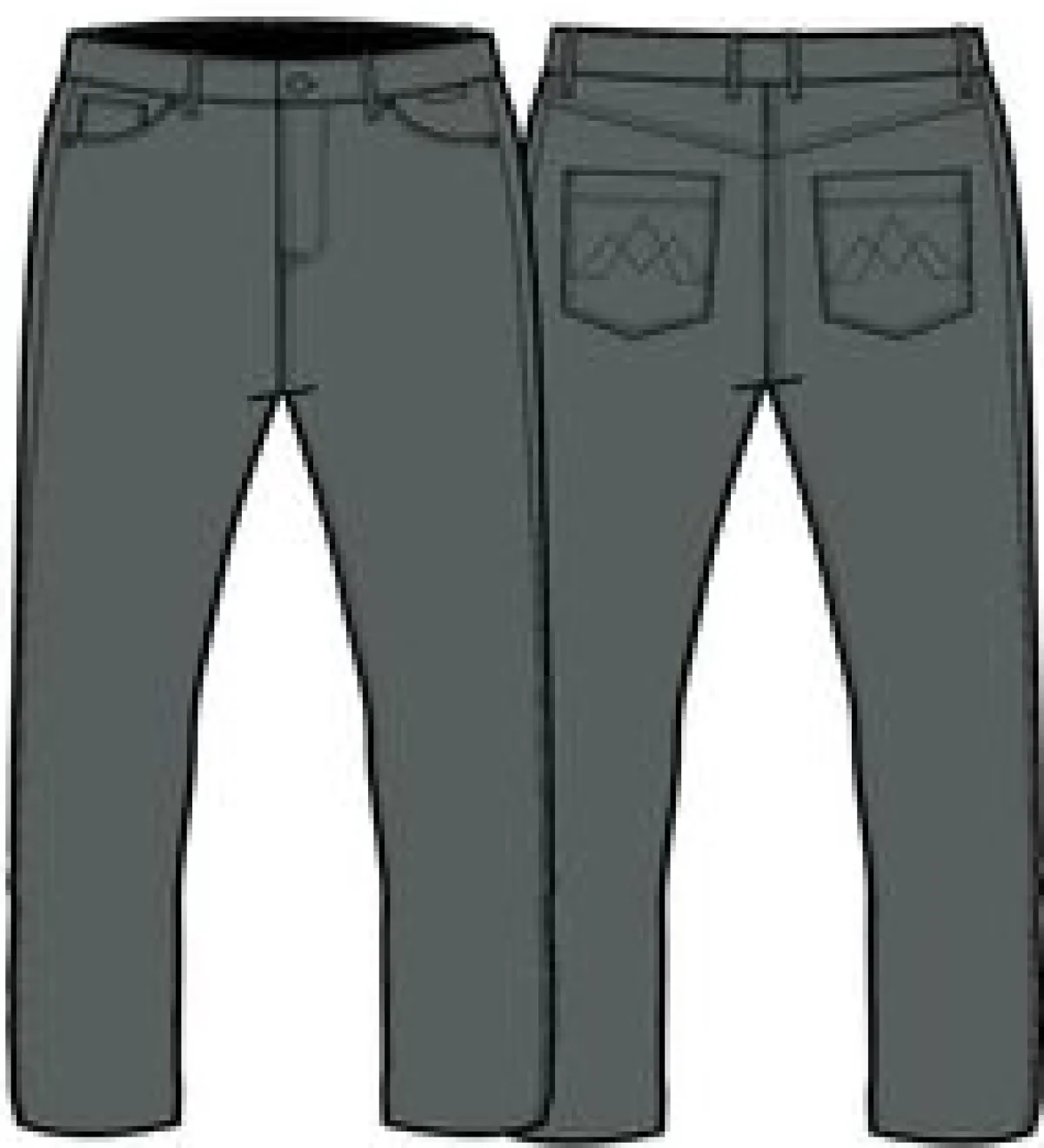 Pants|Pants|Passenger 365 5 Pocket Pant - Charcoal