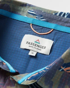 Shirts|Tops|Passenger 365 Recycled Active Shirt - Palm Camo Apricot PalmCamoApricot