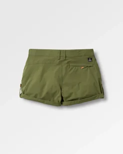 Shorts|Outdoor Active|Passenger 365 Trail Roll Up Short - Khaki Green KhakiGreen