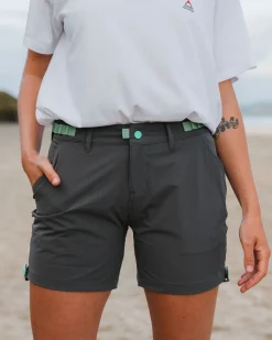 Shorts|Outdoor Active|Passenger 365 Trail Roll Up Shorts - Charcoal