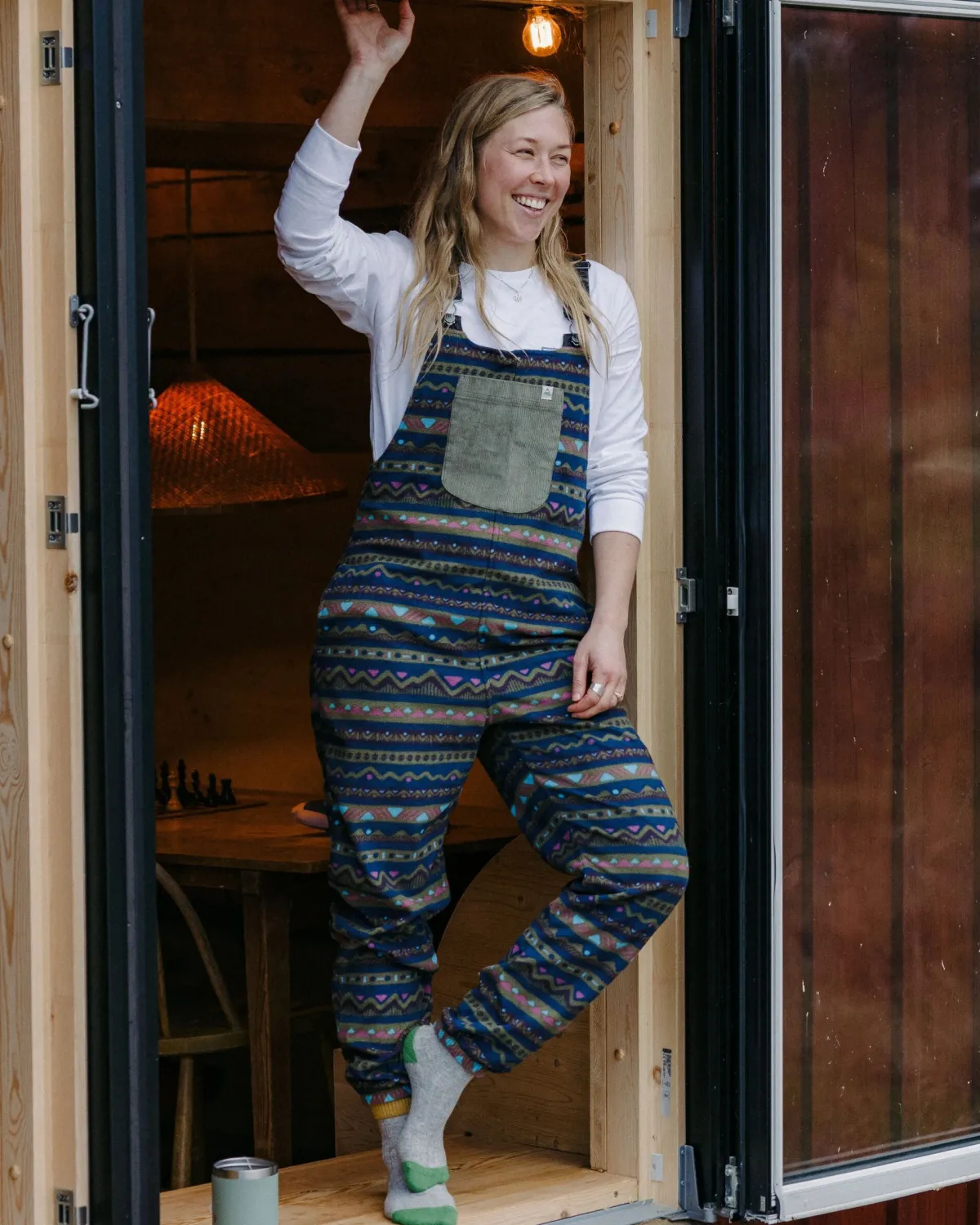 Overalls & Pants|Passenger Ace Recycled Polar Fleece Overalls - Mountain Geo Multi MountainGeoMulti