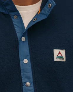 Fleece|Passenger Adrift Recycled Polar Fleece - Deep Navy DeepNavy