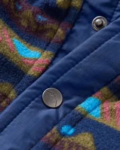 Fleece|Passenger Adrift Recycled Polar Fleece - Mountain Geo Multi MountainGeoMulti