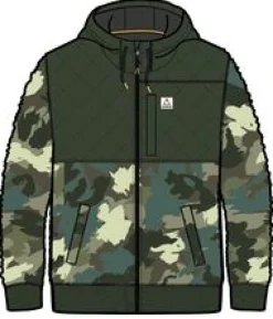 Fleece|Passenger Adventure 2.0 Recycled Deep-Pile Sherpa Fleece - Alpine Camo Khaki Green AlpineCamoKhakiGreen