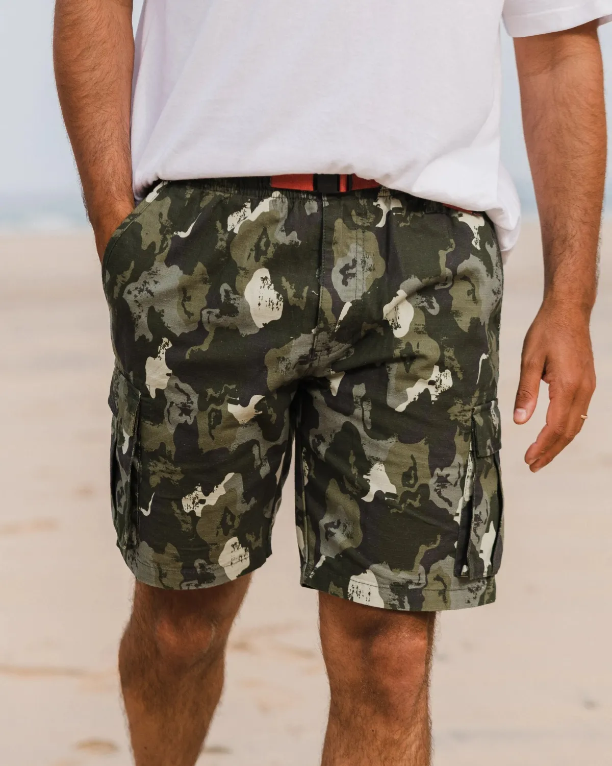 Shorts|Shorts|Passenger Adventurer Cargo Short - Sycamore Khaki Green Camo SycamoreKhakiGreenCamo