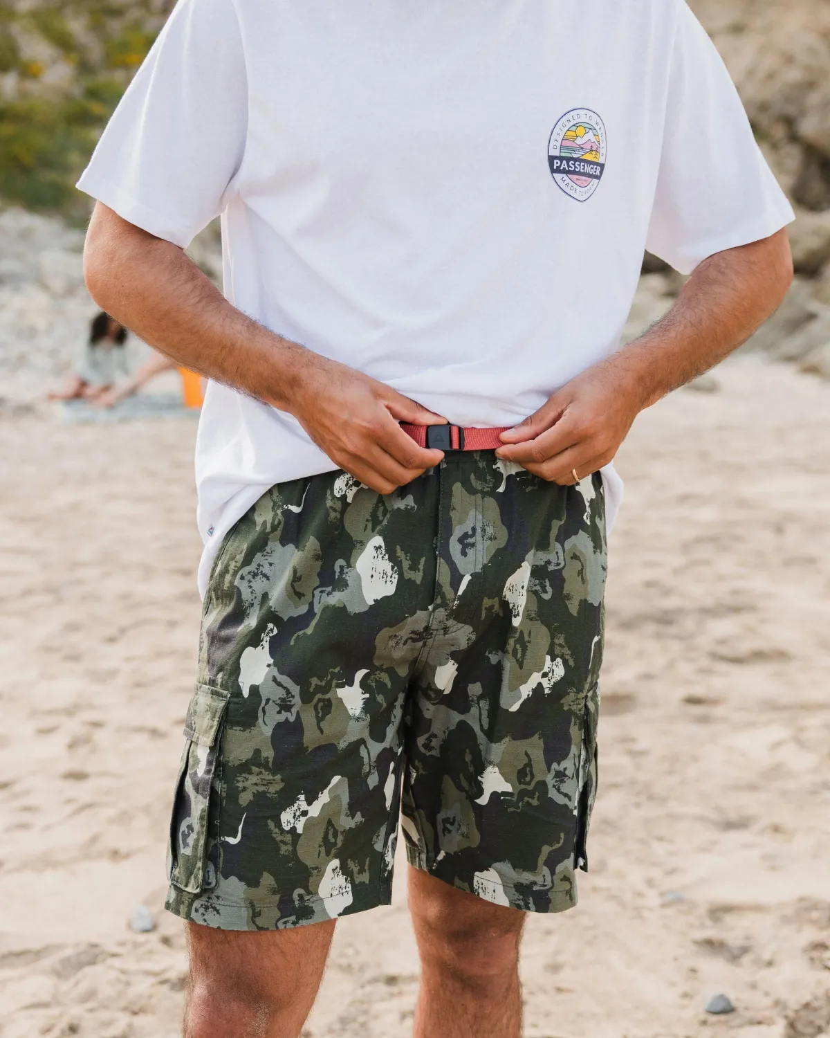 Shorts|Shorts|Passenger Adventurer Cargo Short - Sycamore Khaki Green Camo SycamoreKhakiGreenCamo