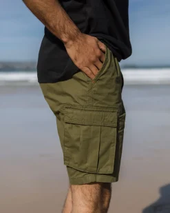 Shorts|Shorts|Passenger Adventurer Cargo Shorts - Khaki Green KhakiGreen