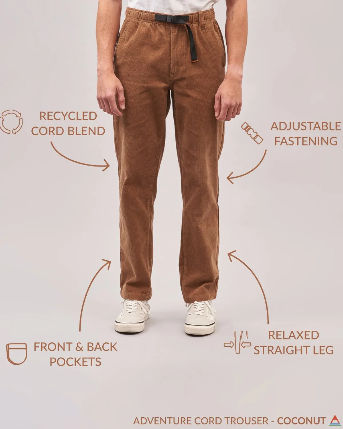 Pants|Pants|Passenger Adventurer Cord Pant - Coconut