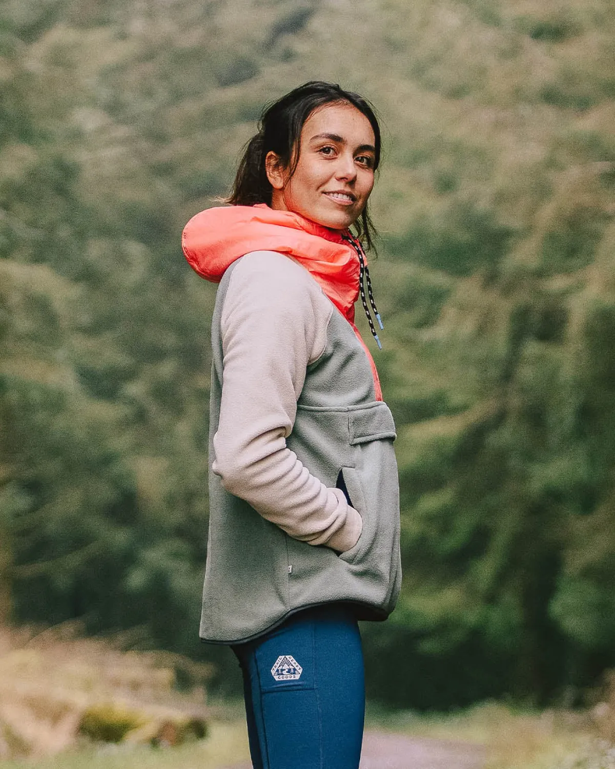 Fleece|Fleece|Passenger Alexander Recycled Polar Hooded Fleece - Pistachio