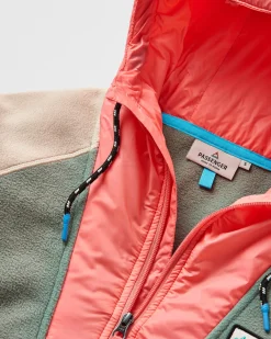 Fleece|Fleece|Passenger Alexander Recycled Polar Hooded Fleece - Pistachio