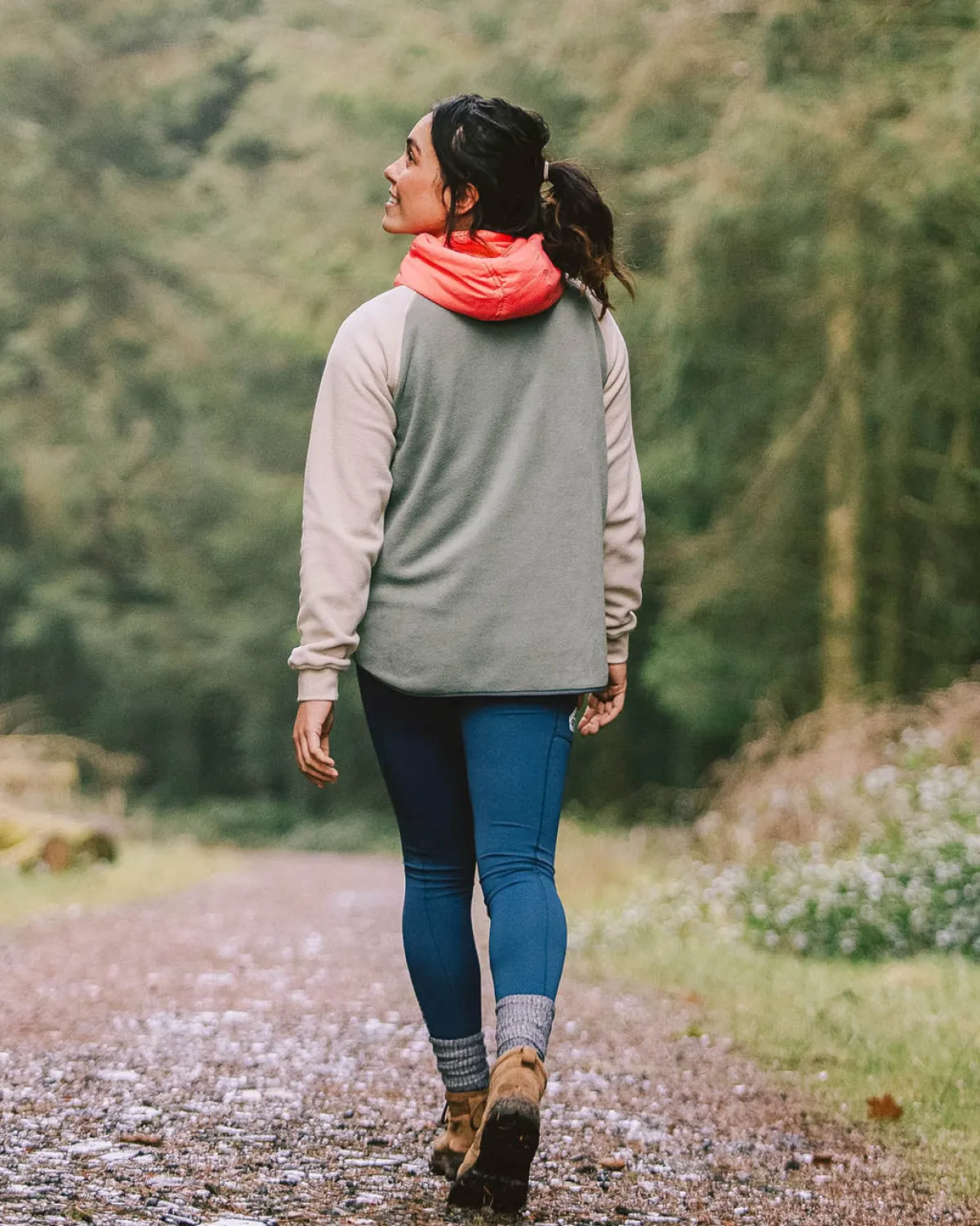 Fleece|Fleece|Passenger Alexander Recycled Polar Hooded Fleece - Pistachio