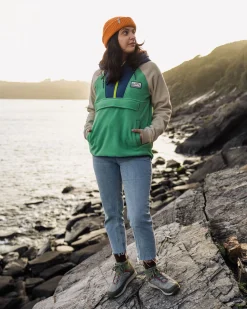 Fleece|Fleece|Passenger Alexander Recycled Polar Hooded Fleece - Green Spruce GreenSpruce