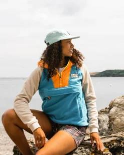 Fleece|Fleece|Passenger Alexander Recycled Polar Hooded Fleece - Blue Pool BluePool