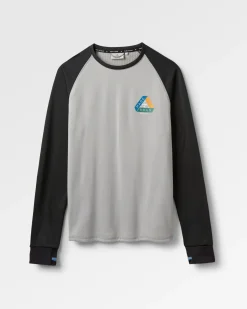 T-Shirts & Tank Tops|Tops|Passenger Alpine Recycled Base Layer Long Sleeve T-Shirt - Black/Grey Black/Grey