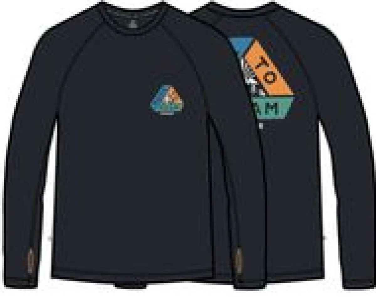 T-Shirts & Tank Tops|Tops|Passenger Alpine Recycled Base Layer Long Sleeve T-Shirt - Black
