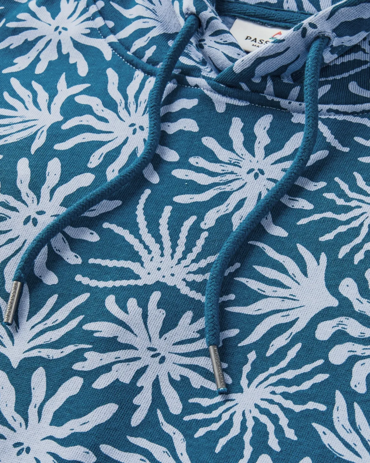 Hoodies|Hoodies & Sweatshirts|Passenger Arame Organic Cotton Hoodie - Seaweed Blue Steel SeaweedBlueSteel