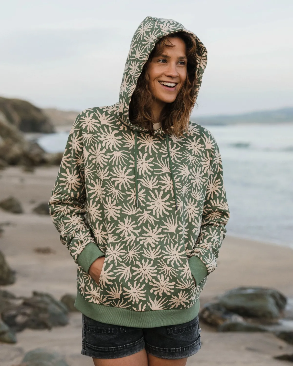 Hoodies|Hoodies & Sweatshirts|Passenger Arame Organic Cotton Hoodie - Seaweed Pistachio SeaweedPistachio