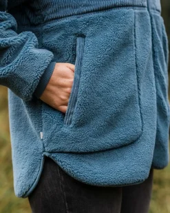 Fleece|Fleece|Passenger Awaken Recycled Deep-Pile Sherpa Fleece - Washed Blue WashedBlue