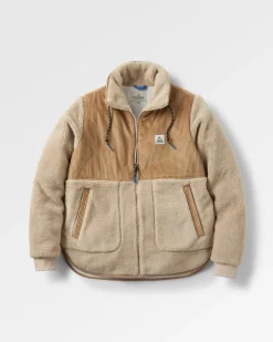 Fleece|Fleece|Passenger Awaken Recycled Deep-Pile Sherpa Fleece - Feather/Biscuit Feather/Biscuit