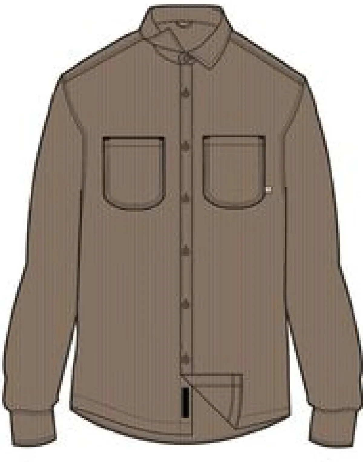 Shirts|Shirts|Passenger Backcountry Cord Long Sleeve Shirt - Toffee