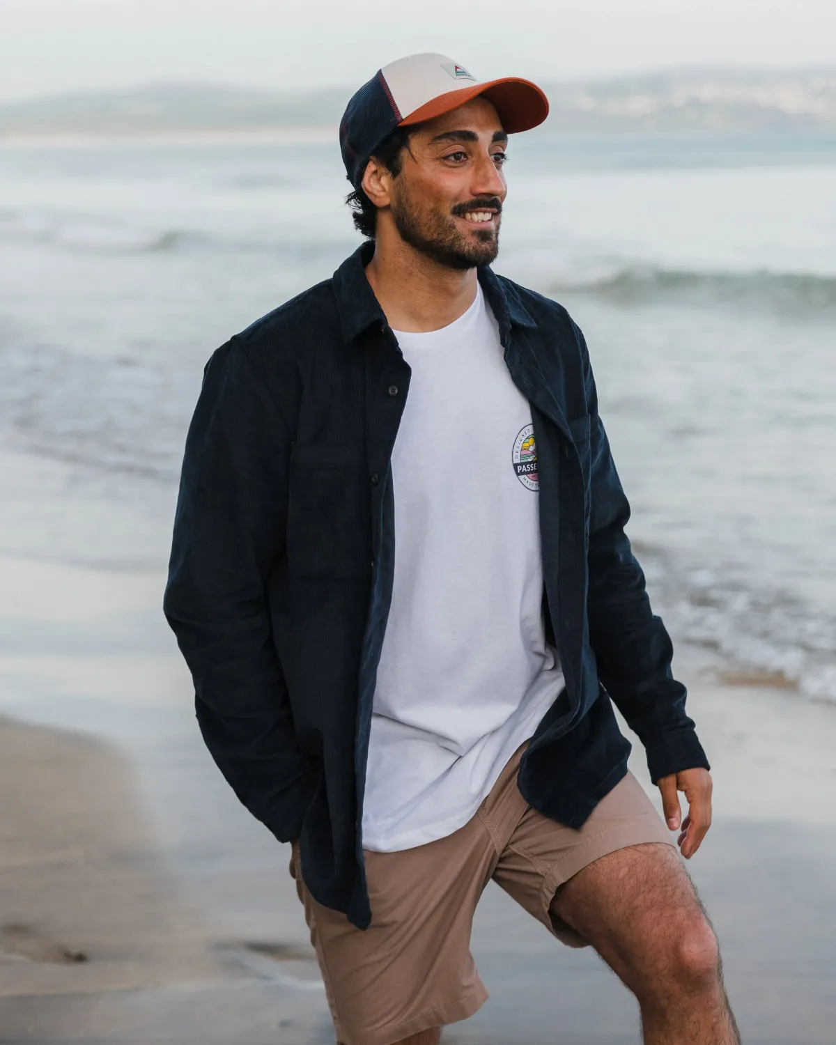 Shirts|Shirts|Passenger Backcountry Corduroy Long Sleeve Shirt - Deep Navy DeepNavy