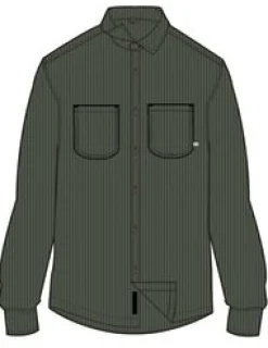 Shirts|Shirts|Passenger Backcountry Corduroy Long Sleeve Shirt - Fir Tree FirTree