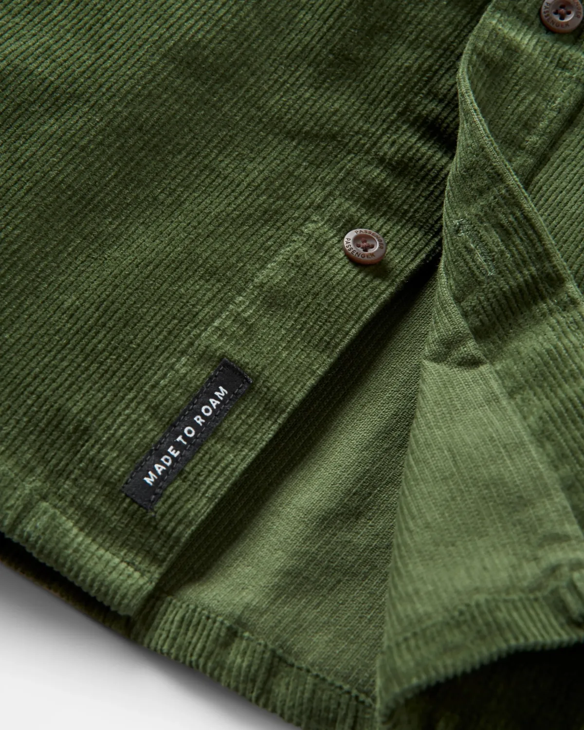 Shirts|Shirts|Passenger Backcountry Corduroy Long Sleeve Shirt - Fir Tree FirTree