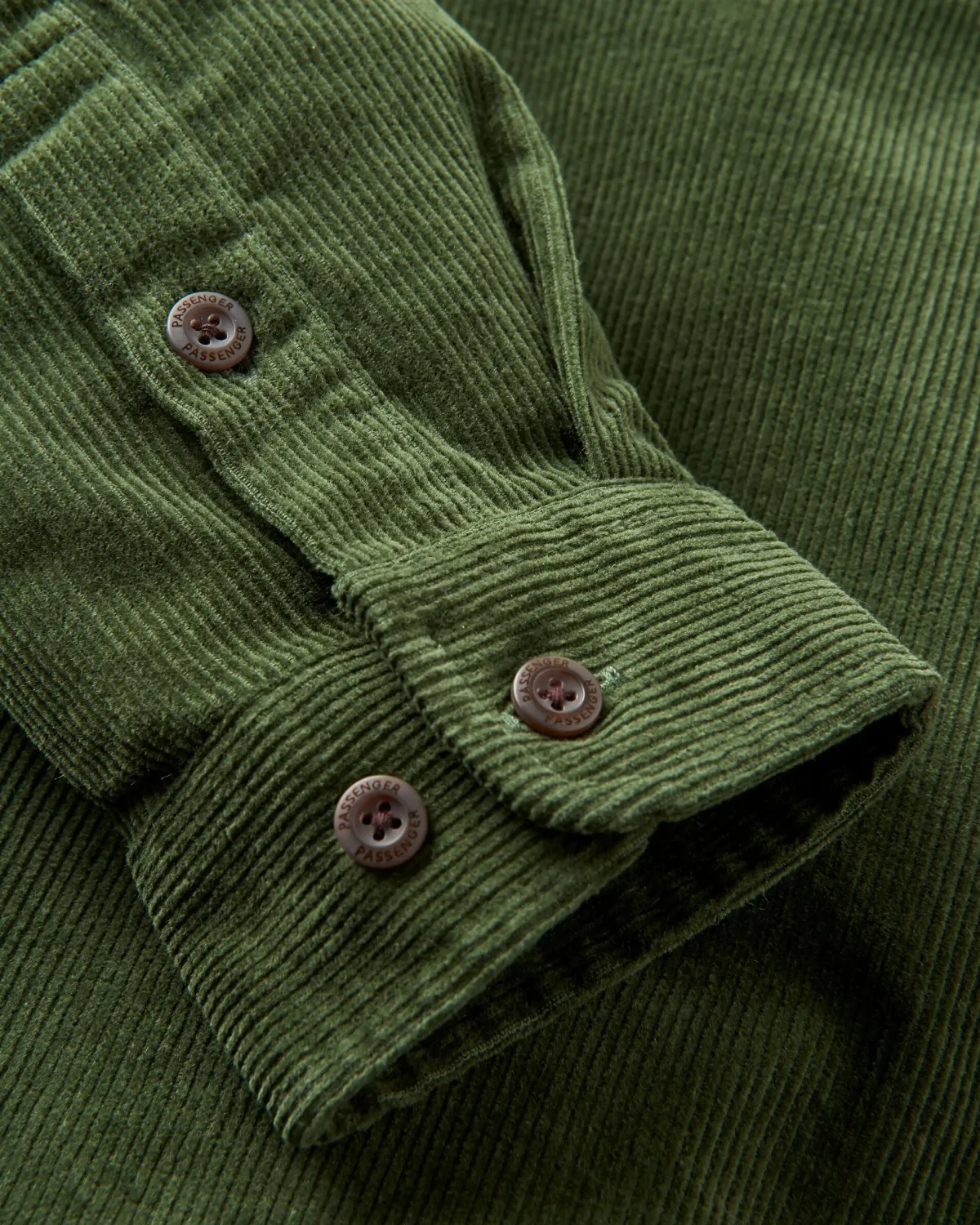 Shirts|Shirts|Passenger Backcountry Corduroy Long Sleeve Shirt - Fir Tree FirTree