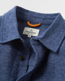 Shirts|Passenger Backcountry Long Sleeve Flannel Shirt - Rich Navy/Birch RichNavy/Birch