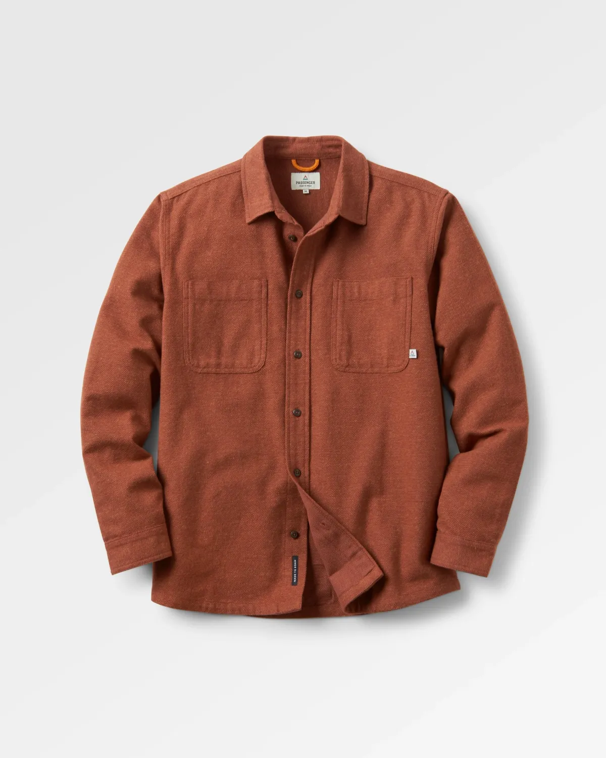 Shirts|Passenger Backcountry Long Sleeve Flannel Shirt - Cappuccino/Dusty Ochre Cappuccino/DustyOchre