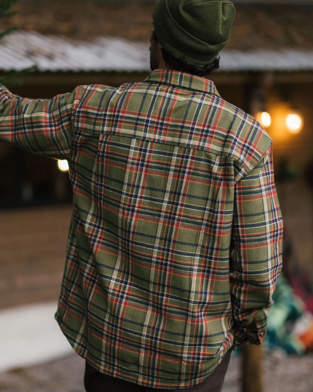 Shirts|Passenger Backcountry Long Sleeve Shirt - Khaki Green Check KhakiGreenCheck