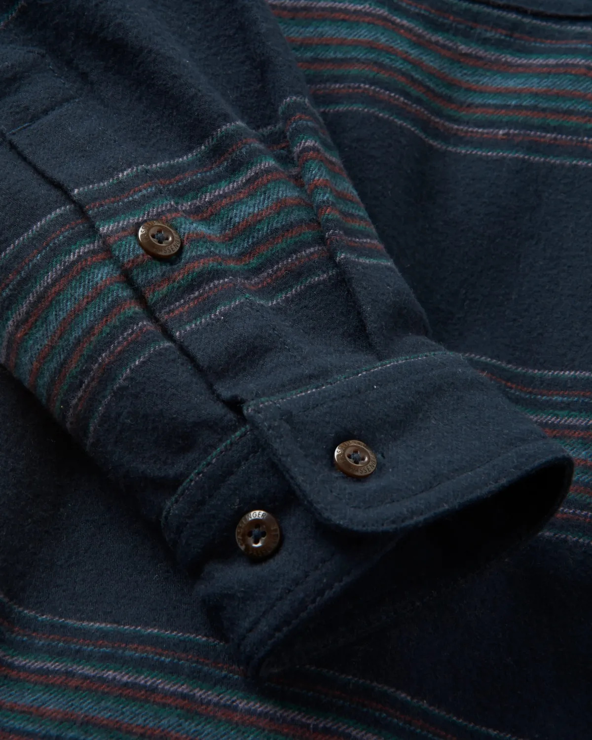 Shirts|Shirts|Passenger Backcountry Long Sleeve Stripe Shirt - Black Stripe BlackStripe
