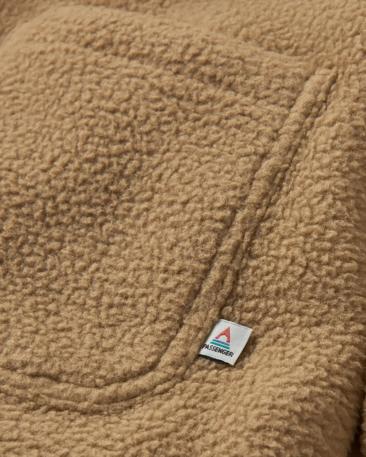 Shirts|Passenger Backcountry Recycled Sherpa Fleece Long Sleeve Shirt - Biscuit
