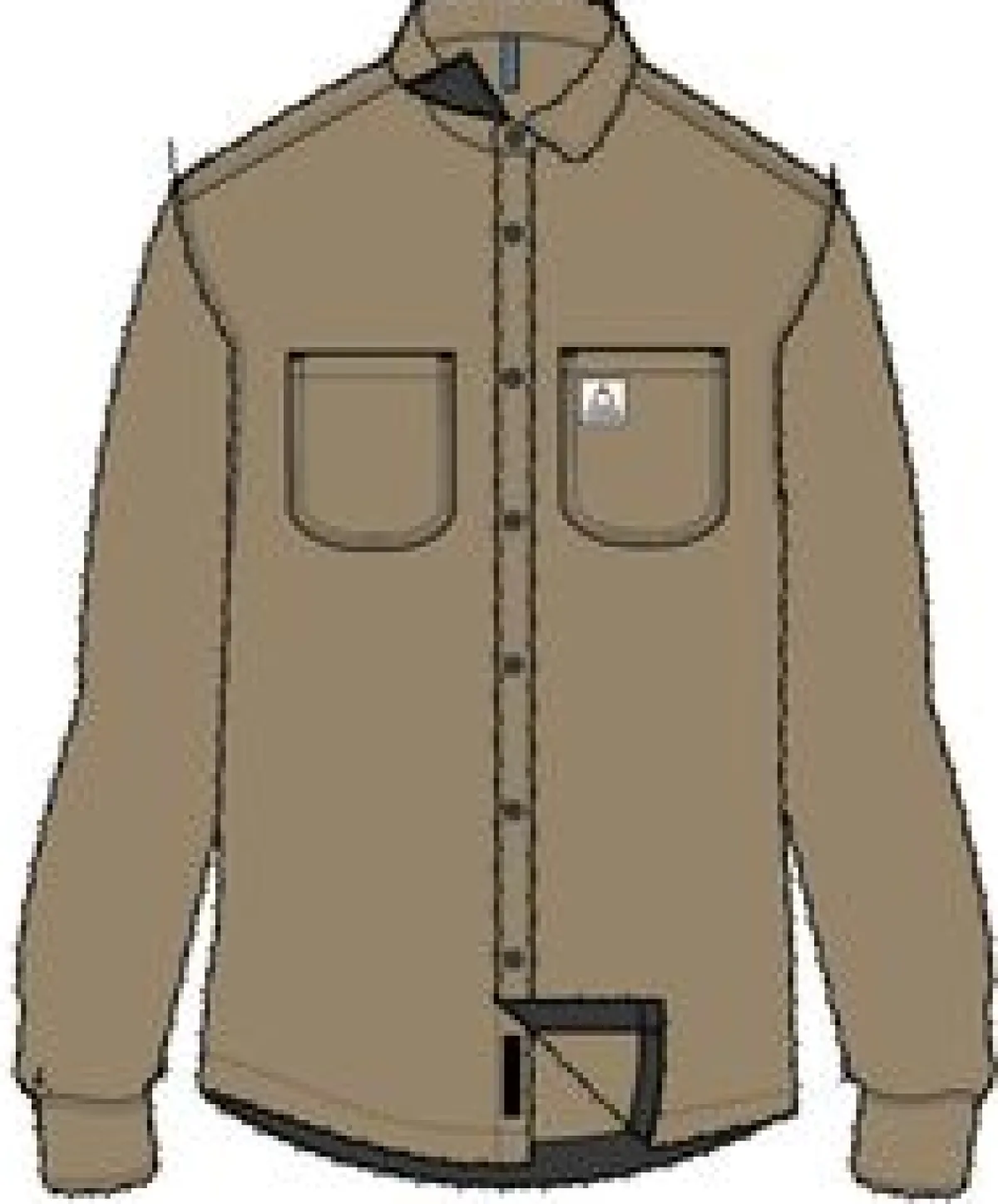 Shirts|Passenger Backcountry Recycled Sherpa Fleece Long Sleeve Shirt - Biscuit
