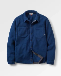Shirts|Passenger Backcountry Recycled Sherpa Fleece Long Sleeve Shirt - Rich Navy RichNavy