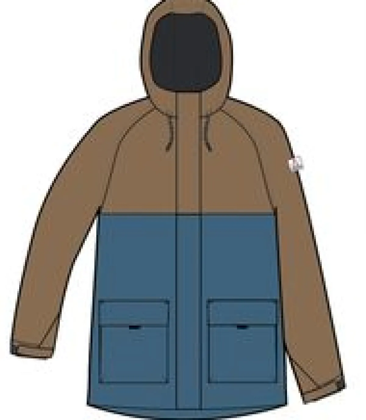 Jackets|Parkas & Coats|Passenger Baltic Recycled Insulated Parka - Toffee/Blue Steel Toffee/BlueSteel
