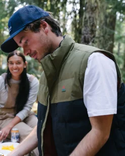 Jackets|Insulated|Passenger Baltic Recycled Insulated Vest - Black/Khaki Black/Khaki