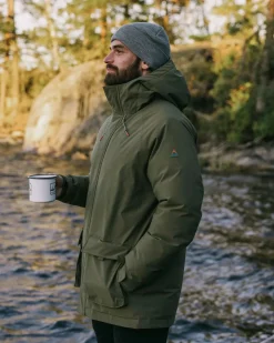 Jackets|Parkas & Coats|Passenger Baltic Recycled Insulated Parka - Khaki Green KhakiGreen