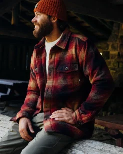 Shirts|Jackets|Passenger Barren Shirt Jacket - Wine