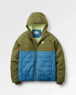 Jackets|Outdoor Active|Passenger Base Recycled Thermore Insulated Jacket - Khaki Green KhakiGreen