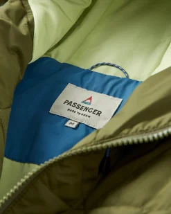Jackets|Outdoor Active|Passenger Base Recycled Thermore Insulated Jacket - Khaki Green KhakiGreen