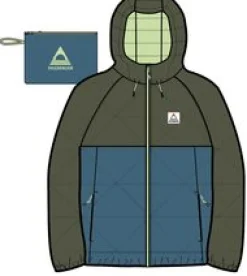 Jackets|Outdoor Active|Passenger Base Recycled Thermore Insulated Jacket - Khaki Green KhakiGreen