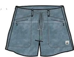 Shorts|Shorts|Passenger Basswood Organic Cotton Shorts - Faded Denim FadedDenim