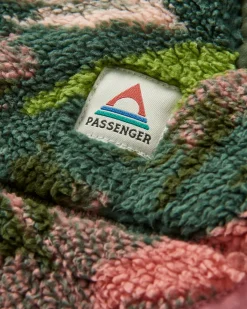 Fleece|Fleece|Passenger Beaumont Recycled Sherpa Hooded Fleece - Abstract Mountain Fir Tree AbstractMountainFirTree