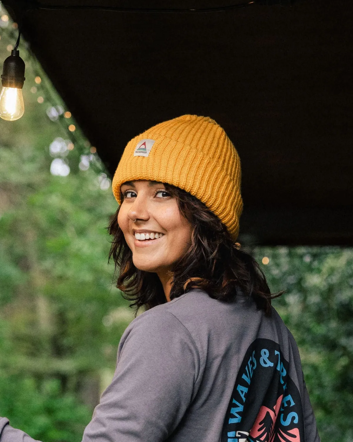 Beanies|Beanies|Passenger Beechwood Fleece Lined Recycled Beanie - Mustard Gold MustardGold