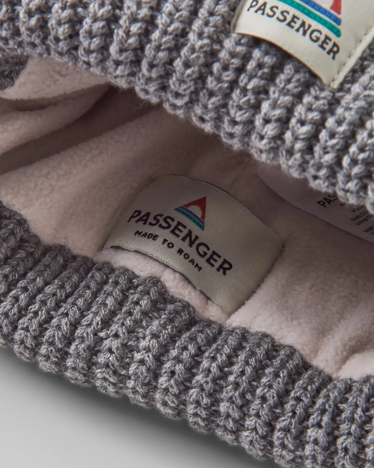 Beanies|Beanies|Passenger Beechwood Fleece Lined Recycled Beanie - Gray