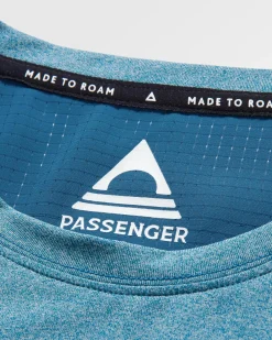 T-Shirts & Tank Tops|Passenger Boardwalk Active Recycled Tank Top - Blue Steel Marl BlueSteelMarl
