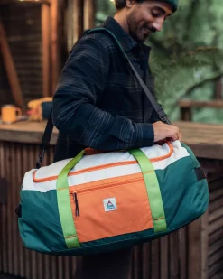 Backpacks & Bags|Duffel Bags|Passenger Boondocker Recycled 30L Duffel - Rain Forest Orange Multi RainForestOrangeMulti