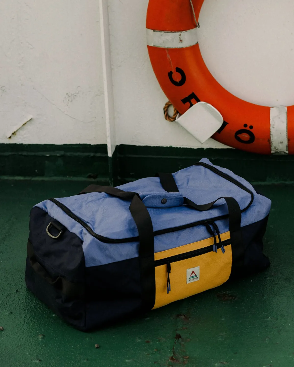 Backpacks & Bags|Backpacks & Bags|Passenger Boondocker Recycled 30L Duffel - Honey/Dark Denim/Rich Navy Honey/DarkDenim/RichNavy