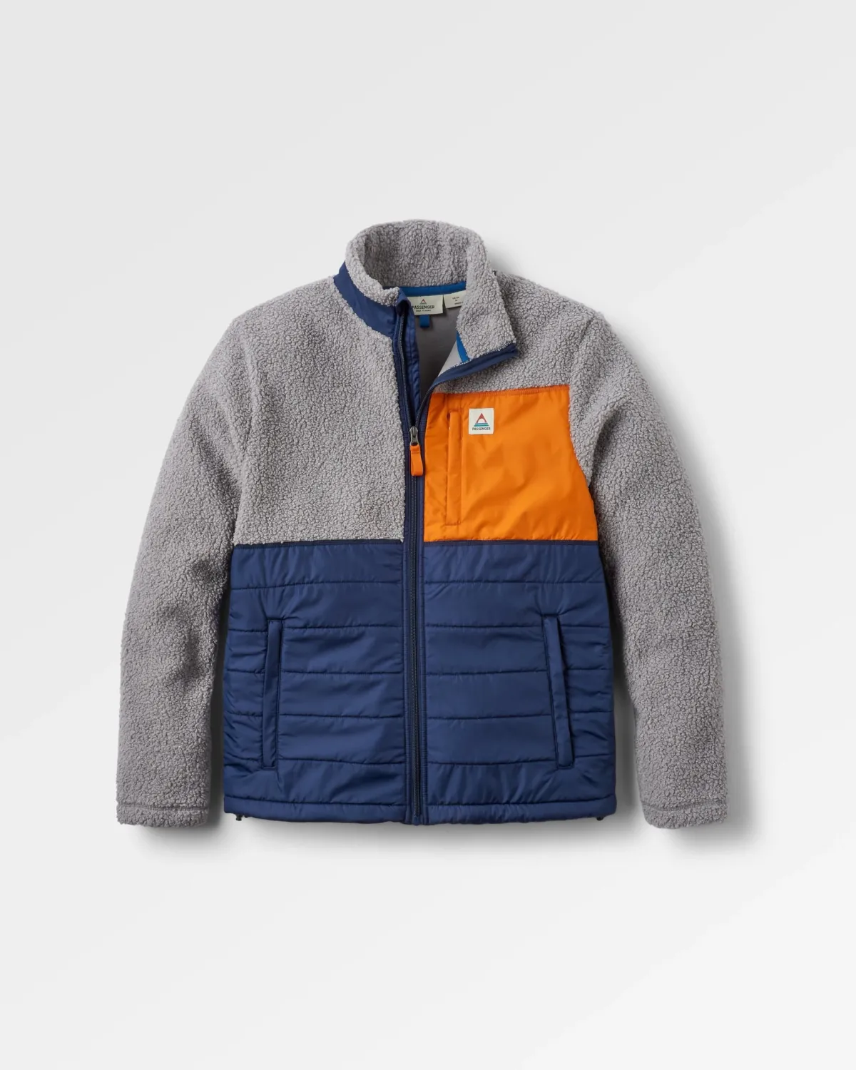 Fleece|Fleece|Passenger Born Explorer Recycled Polar-Lined Sherpa Fleece - Steel Gray SteelGray